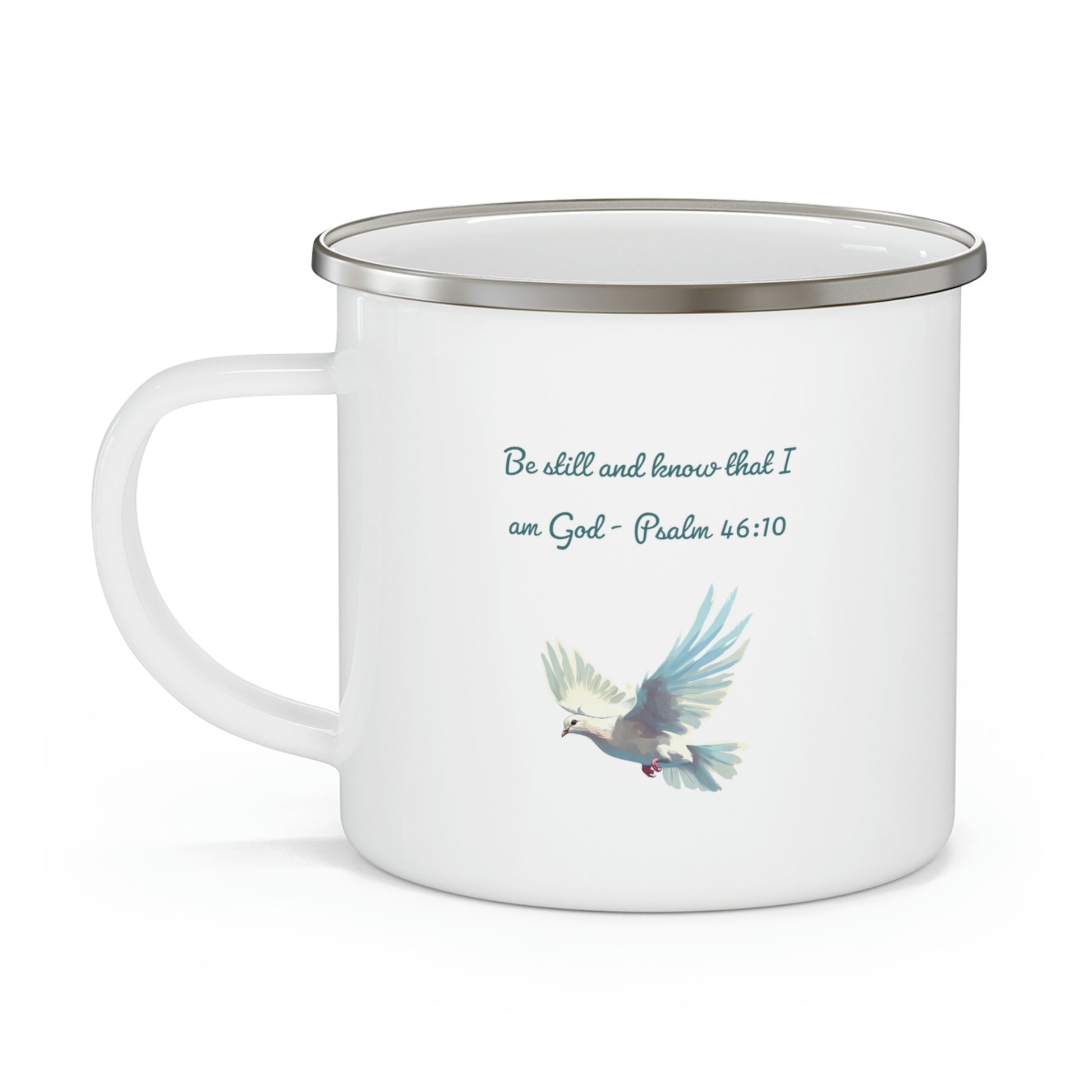 Be Still and Know camping mug