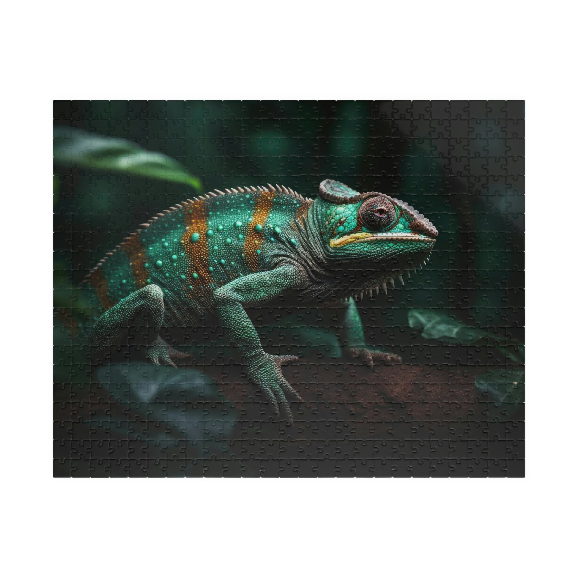 chameleon jigsaw puzzle
