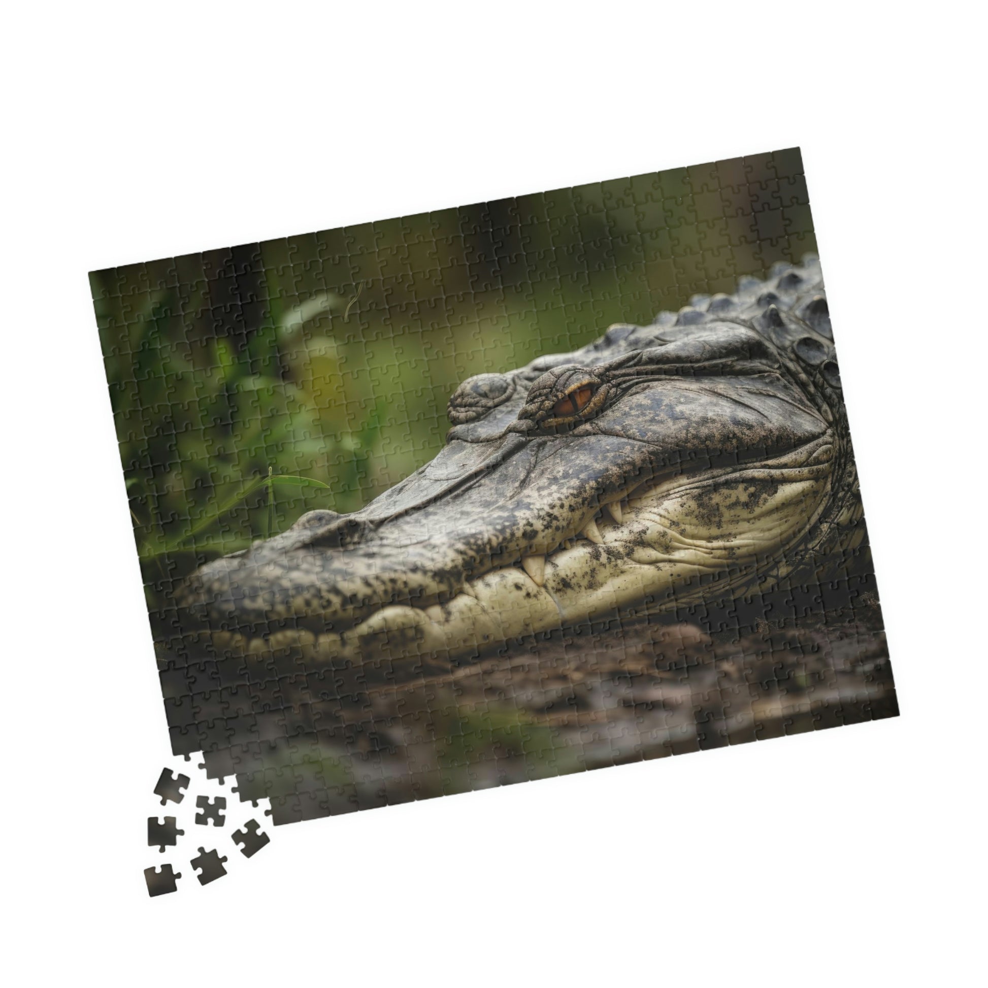 alligator puzzle pieces
