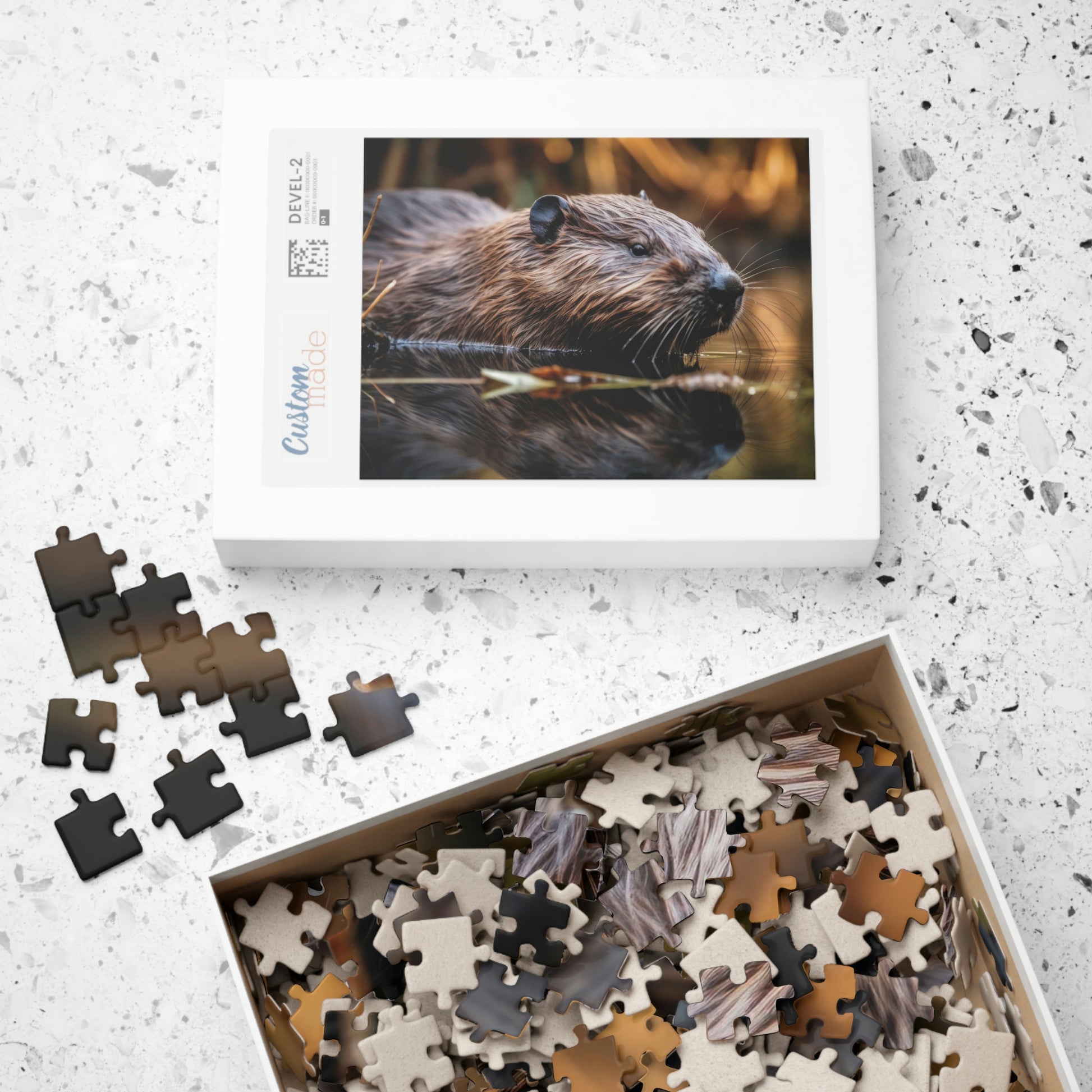 beaver puzzle box
