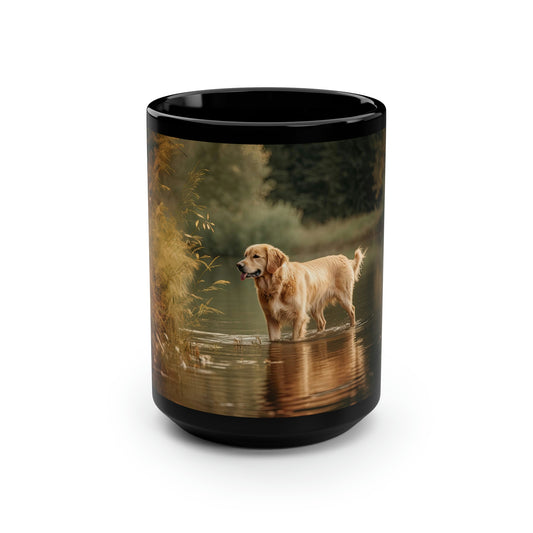 Golden Retriever Mug - 15 oz Ceramic Mug