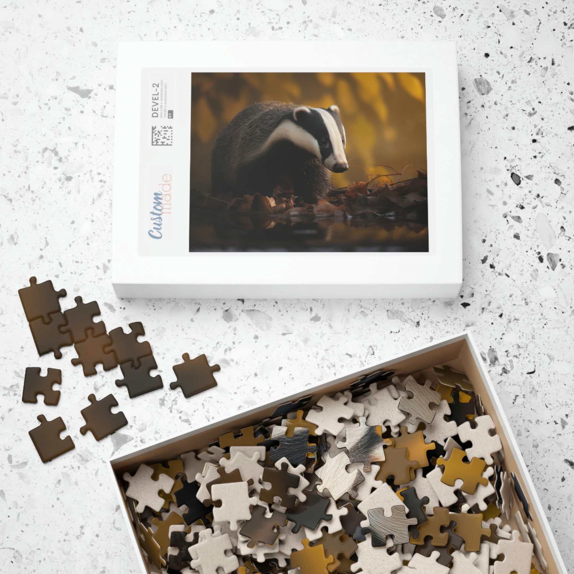 badger jigsaw puzzle box