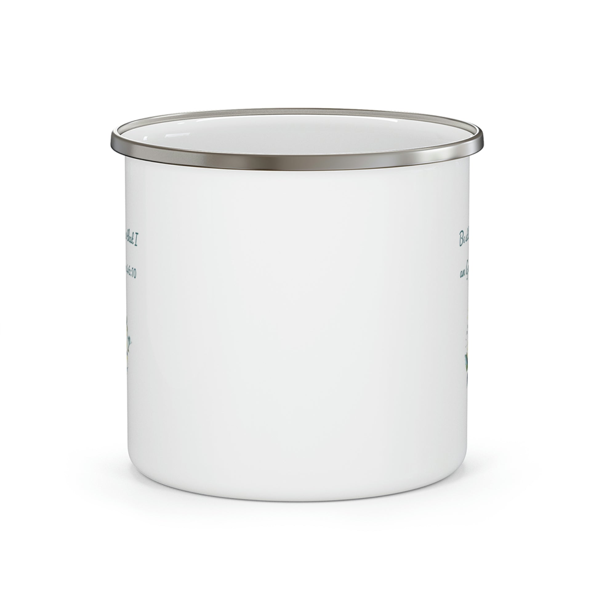 camping mug back view