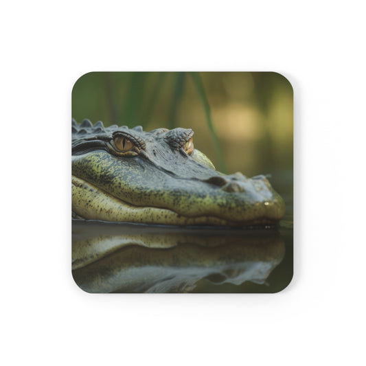 Alligator Cork Back Coaster
