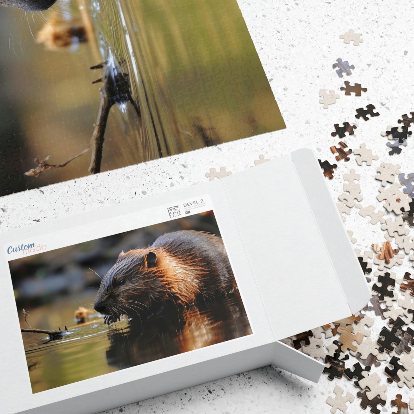 beaver puzzle box