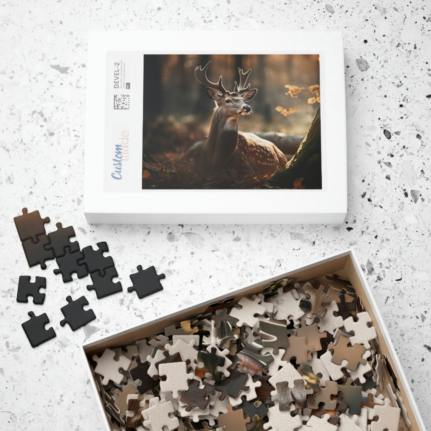 Deer Puzzle (500, 1014-piece)