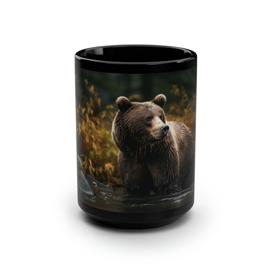 Grizzly Bear Mug - 15oz Ceramic Mug